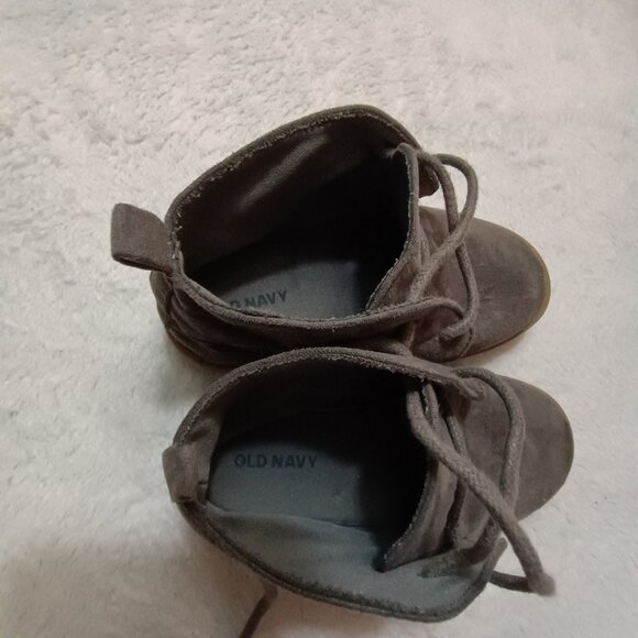 Kids Old Navy Toddler Sz 7 Grey S TB DESERT BO Chukka Boots - Picture 5 of 7